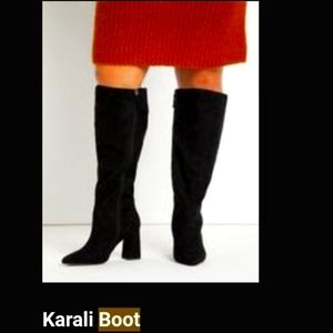 Eloquii Karali Knee Length Boots NWT  in Black Size 11 wide width.